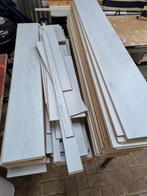 wit grijs laminaat met ondervloer ruim 12 m2, Ophalen, Gebruikt, 50 tot 150 cm, 10 m² of meer