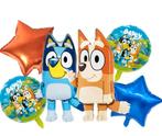 Bluey folie ballonnen * set van 6 stuks, Ophalen of Verzenden, Nieuw, Versiering, Verjaardag
