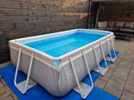 Intex zwembad met oa zandfilterpomp, zoutwatersysteem, Minder dan 200 cm, 200 tot 400 cm, Gebruikt, Rechthoekig