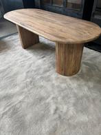 Eettafel 200 cm – Deens ovaal – Mangohout bruin, Info@savoireinteriors.com, Japandi, Overige materialen, 100 tot 150 cm