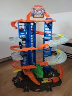 Hotwheels ultimate garage,  dino  t-rex racebaan, Ophalen, Zo goed als nieuw, Handmatig, Hot Wheels