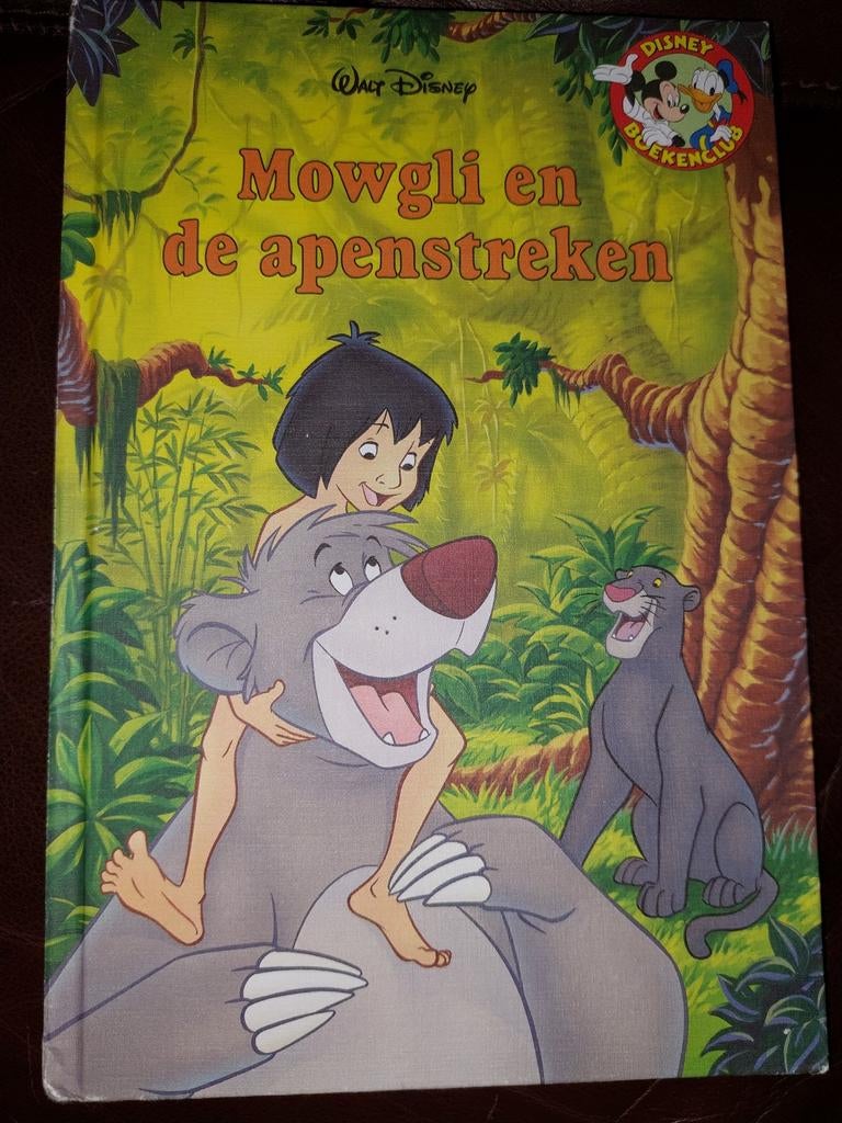 Mowgli en de apenstreken - Disney Boekenclub, Gelezen, Walt Disney, Ophalen of Verzenden, Sprookjes