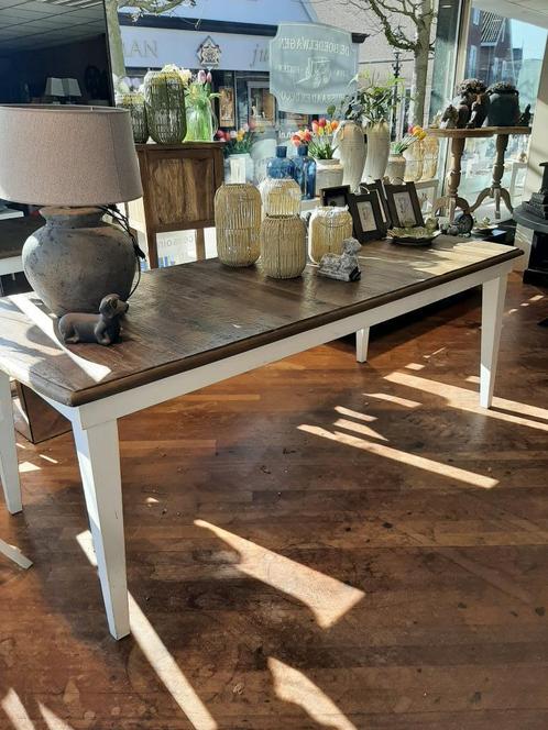 **SALE** Geweldige Riviera Maison eettafel 220 x 90 cm, Huis en Inrichting, Complete eetkamers, Gebruikt, Ophalen