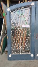 Dubbele deuren hardhout smeedwerk smeedijzer ( 364 ), Ophalen, Gebruikt, 120 cm of meer, Nvt