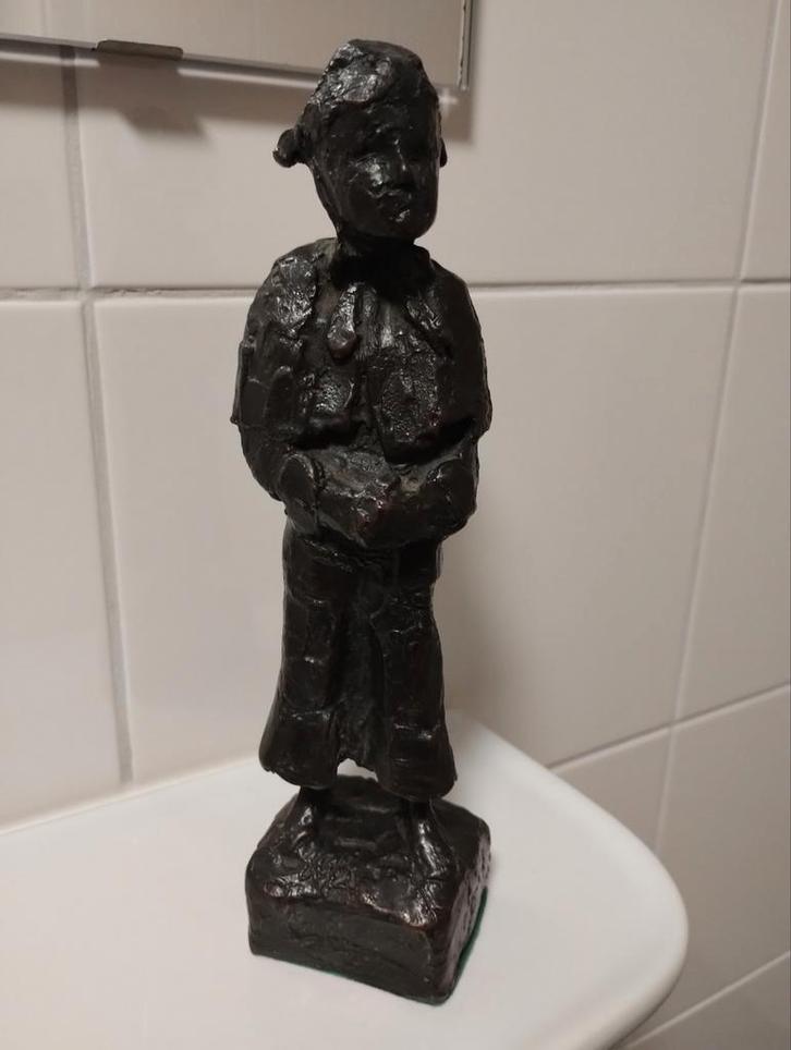 Bronzen beeld De Diacones Jits Bakker (1937-2014), Antiek en Kunst, Antiek | Spiegels, Ophalen of Verzenden