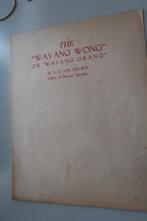 Java-the wayang wong or wayang orang,by G van der Kop-1921, Boeken, Ophalen of Verzenden, Zo goed als nieuw, G van der Kop