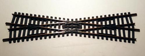 Fleischmann H0 1711 / (6062) - Kruising 15 gr (modelrail), Hobby en Vrije tijd, Modeltreinen | H0, Gebruikt, Rails, Gelijkstroom