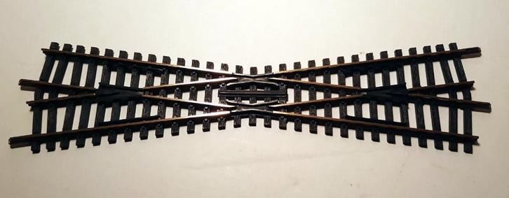 Fleischmann H0 1711 / (6062) - Kruising 15 gr (modelrail), Hobby en Vrije tijd, Modeltreinen | H0, Gebruikt, Rails, Gelijkstroom