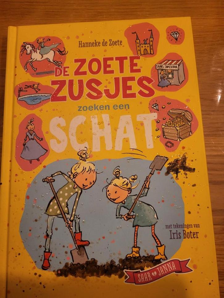 De Zoete Zusjes zoeken een schat, Boeken, Kinderboeken | Jeugd | onder 10 jaar, Zo goed als nieuw, Fictie algemeen, Ophalen of Verzenden