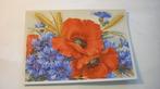2 oude bloemen-ansichtkaarten, Verzenden, Gelopen, Overige thema's