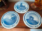 Drie antieke wandborden Bing & Grøndahl mbt Pasen, Antiek en Kunst, Antiek | Wandborden en Tegels, Ophalen of Verzenden