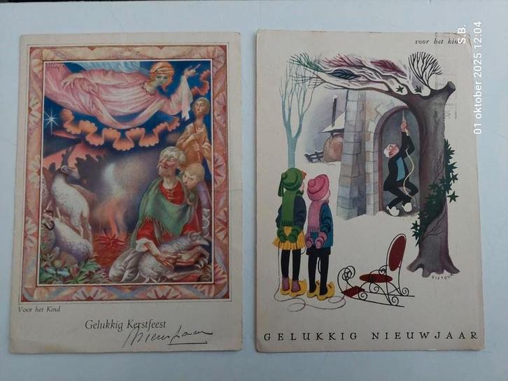 Oude kinderpostkaarten - diverse thema's - Voor het kind, Verzamelen, Ansichtkaarten | Nederland, Gelopen, 1940 tot 1960, Verzenden