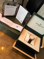 Frederique constant, Sieraden, Tassen en Uiterlijk, Horloges | Heren, Overige merken, Overige materialen, Leer, Polshorloge