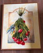 Schilderij met bloemen, Ophalen