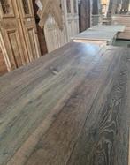 EIKEN VINTAGE VLOER ANTIQUED, GEROOKT, GEBORSTELD EN GEOLIED, Ophalen of Verzenden, Nieuw, 75 m² of meer, Parket