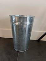 Zinken Paraplu Emmer/Vaas, Gebruikt, Ophalen of Verzenden, Minder dan 10 liter, Metaal