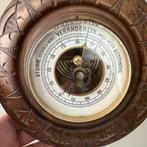 Barometer, antiek, hout uitsnijden Jugenstil style, Ophalen of Verzenden, Gebruikt