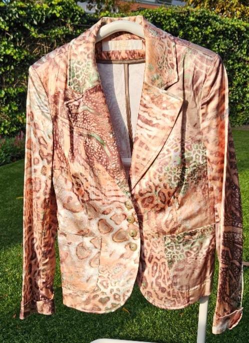 Airfield jasje kolbertje jas panterprint maat 38, Kleding | Dames, Jasjes, Kostuums en Pakken, Zo goed als nieuw, Jasje, Maat 38/40 (M)