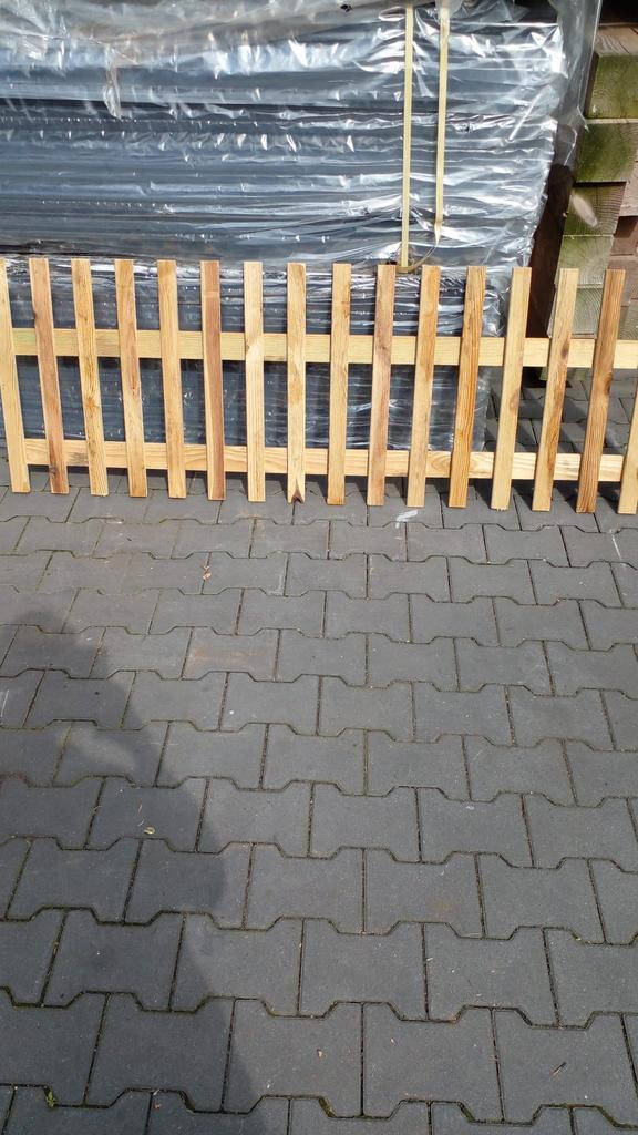 Vuren tuinhekjes 60 cm hoog en 1.80 m breed, Tuin en Terras, Tuinhekken en Hekwerk, Nieuw, Tuinhek, Hout, Ophalen
