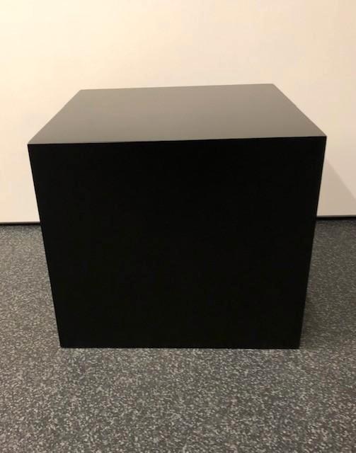 ZWARTE MDF KUBUS | Zuil | Kolom | Pilaar | Console 45x45x45, Huis en Inrichting, Woonaccessoires | Zuilen en Pilaren, Nieuw, Ophalen of Verzenden