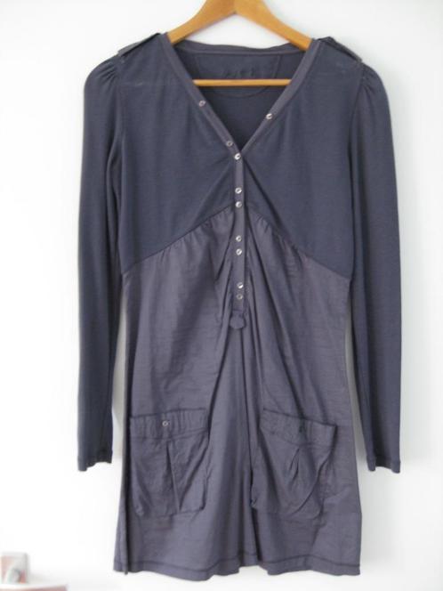 Jurk Just B maat M valt klein als XS/S, Kleding | Dames, Jurken, Gedragen, Maat 34 (XS) of kleiner, Blauw, Ophalen