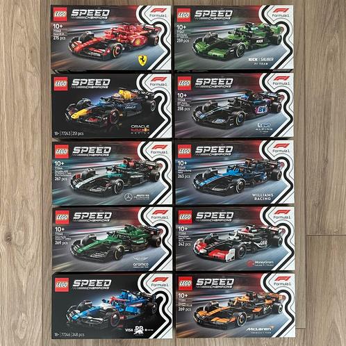 Lego 77242 t/m 77251 Bundel F1 Speed Champions (NIEUW), Kinderen en Baby's, Speelgoed | Duplo en Lego, Nieuw, Lego, Complete set
