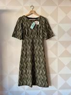 King Louie Uma Dress jurk groen jacquard XS/34 NIEUW, Nieuw, Ophalen of Verzenden, Knielengte, Maat 34 (XS) of kleiner