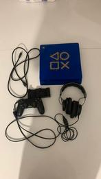 ps4 slim blauw, Ophalen, Met 1 controller, Slim, 500 GB
