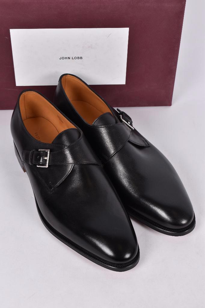 SALE! Nieuw John Lobb ashil single monk schoenen 10.5 44.5, Kleding | Heren, Schoenen, Nieuw, Gespschoenen, Zwart, Ophalen of Verzenden