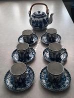 Leuke Chinese theepot met 6 kop en schotels, Huis en Inrichting, Keuken | Servies, Ophalen of Verzenden, Aardewerk, Overige stijlen