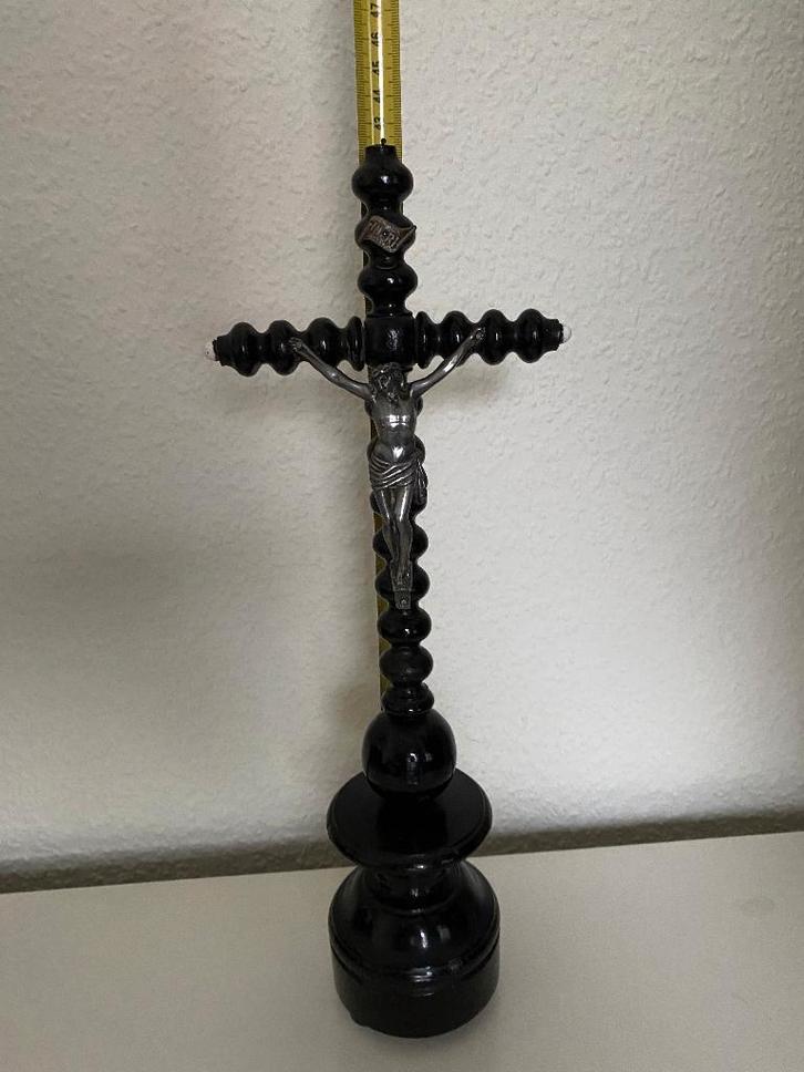 Tafelstandaard corpus kruisbeeld, Verzamelen, Religie, Gebruikt, Christendom | Katholiek, Overige typen, Ophalen of Verzenden