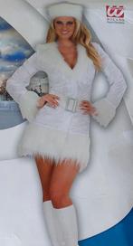 Party/carnaval outfit, sneeuw/ijs/wit met beenwarmers, Ophalen, Carnaval, Zo goed als nieuw, Kleding