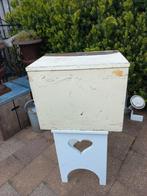 Winkelblik, bakkersblik, koekblik, oud brocante groot, Antiek en Kunst, Ophalen of Verzenden