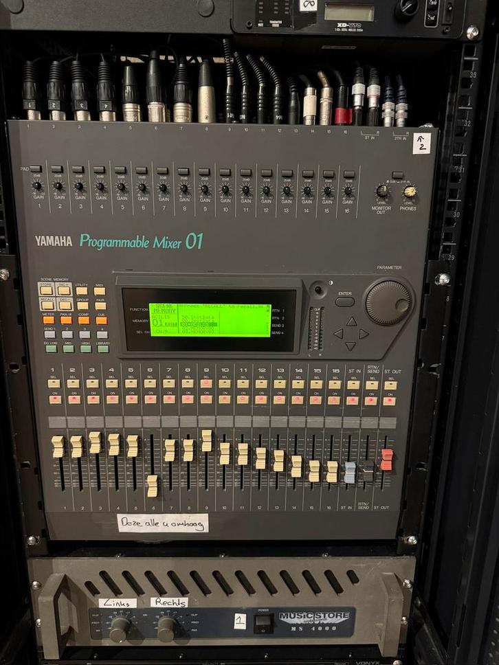 Yamaha pro mix 1 mengpaneel, Muziek en Instrumenten, Mengpanelen, Gebruikt, 10 tot 20 kanalen, Microfooningang, Ophalen