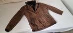 Bruine leren herenjas - DNR - Maat M, Bruin, Maat 48/50 (M), Ophalen of Verzenden, Zo goed als nieuw