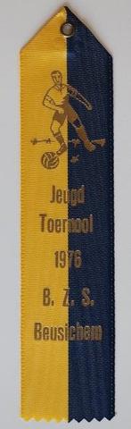 Voetbal vaan  B.Z.S. Beusichem 1976 jeugdtoernooi BZS, Verzamelen, Ophalen of Verzenden, Zo goed als nieuw, Overige binnenlandse clubs