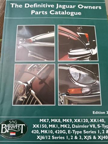 1949-1994 The Definitive Jaguar Owners Part Catalogue ed. 3 beschikbaar voor biedingen