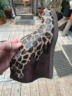 Rive Gauche designer schoenen met sleehak. Mt 39. Leer/suede, Ophalen, Bruin, Zo goed als nieuw, Schoenen met hoge hakken