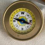 Kompas in koperen kast Cel instruments, Ophalen of Verzenden