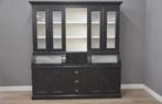 Landelijke Zwarte Buffetkast Bastiaan 200cm, Ophalen