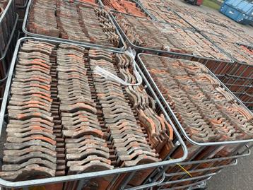 10.000x Gebruikte rode VH Dakpannen - rood depafa beschikbaar voor biedingen