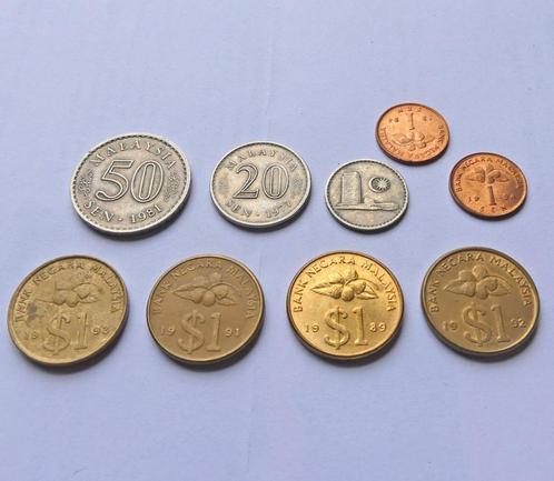 Maleisische munten 1 Dollar 1 10 20 50 Sen Maleisië Malaysia, Postzegels en Munten, Munten | Azië, Setje, Zuidoost-Azië, Ophalen of Verzenden