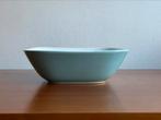 Arabia, Finland: slaschaal babyblauw en wit 20x6 cm ca. 1960, Verzenden
