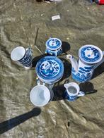 Antiek Blauw Wit Servies, Ophalen of Verzenden