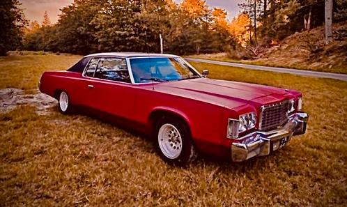 Chrysler 1975 Rood, Auto's, Chrysler, Particulier, Overige modellen, LPG, Coupé, Automaat, Geïmporteerd, Rood, Zwart, Leder en Stof