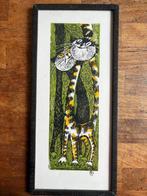 twee katten litho, Antiek en Kunst, Ophalen of Verzenden