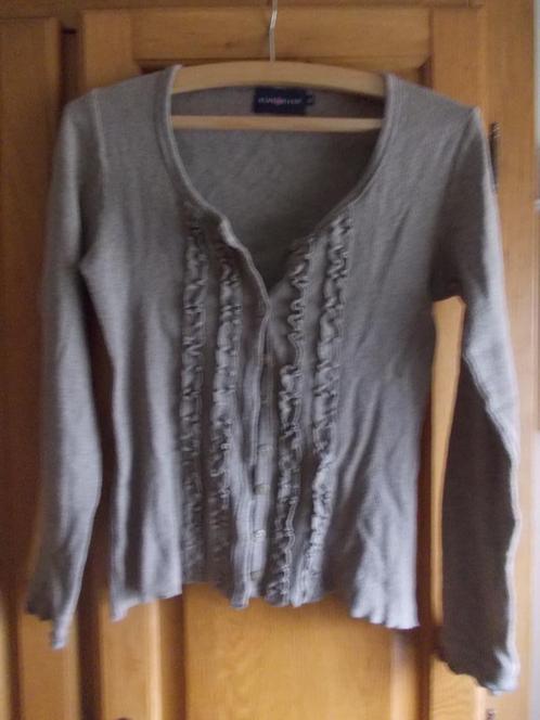 Leuk lichtbruine top/vest met knopen van Blue River, maat XS, Kleding | Dames, Truien en Vesten, Zo goed als nieuw, Maat 34 (XS) of kleiner