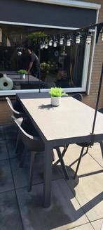 Leuke tuinset..antraciet..zwart, Tuin en Terras, Tuinsets en Loungesets, Ophalen, Gebruikt, Aluminium