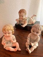 Antieke Porseleinen Babybeeldjes Set van 3 stuks. Verzamelob, Antiek en Kunst, Antiek | Porselein, Ophalen of Verzenden