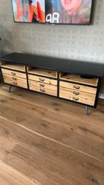 Televisie meubel vintage Dutchbone, Ophalen, Gebruikt, 150 tot 200 cm, Minder dan 100 cm